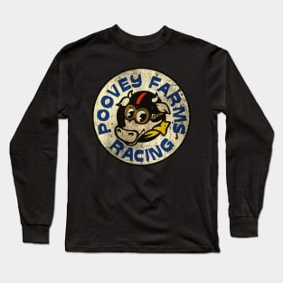 Vintage Poovey Farms Racing Long Sleeve T-Shirt